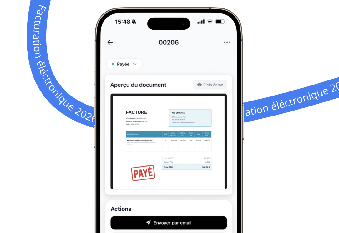 Facturation électronique 2026 pour bureaux d'études