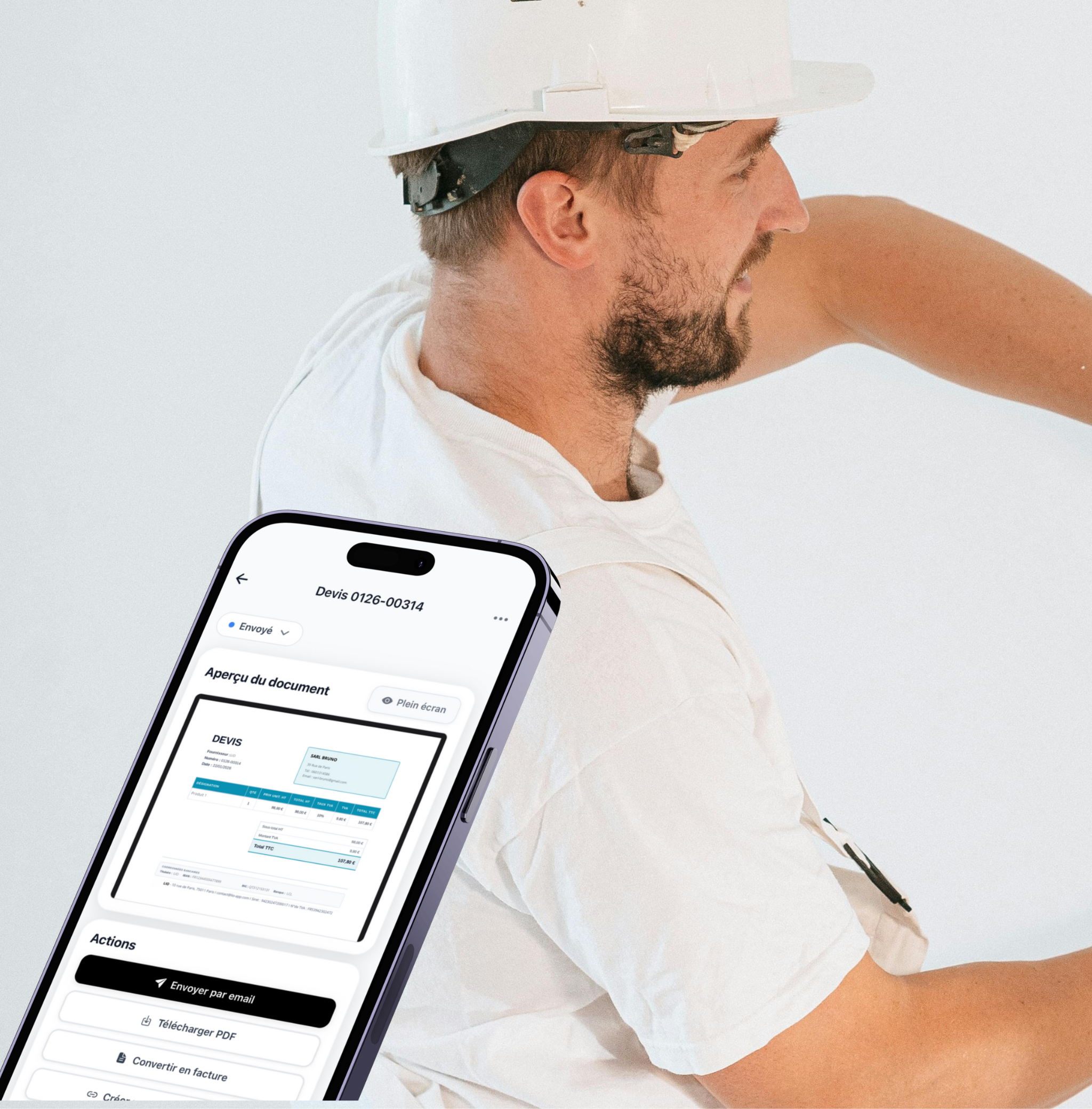 Gestion TVA multi-taux sur devis plaquiste