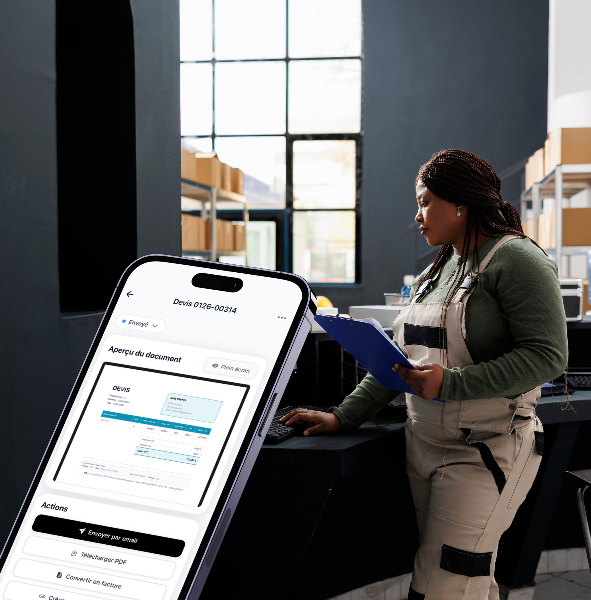 Création de factures rapide