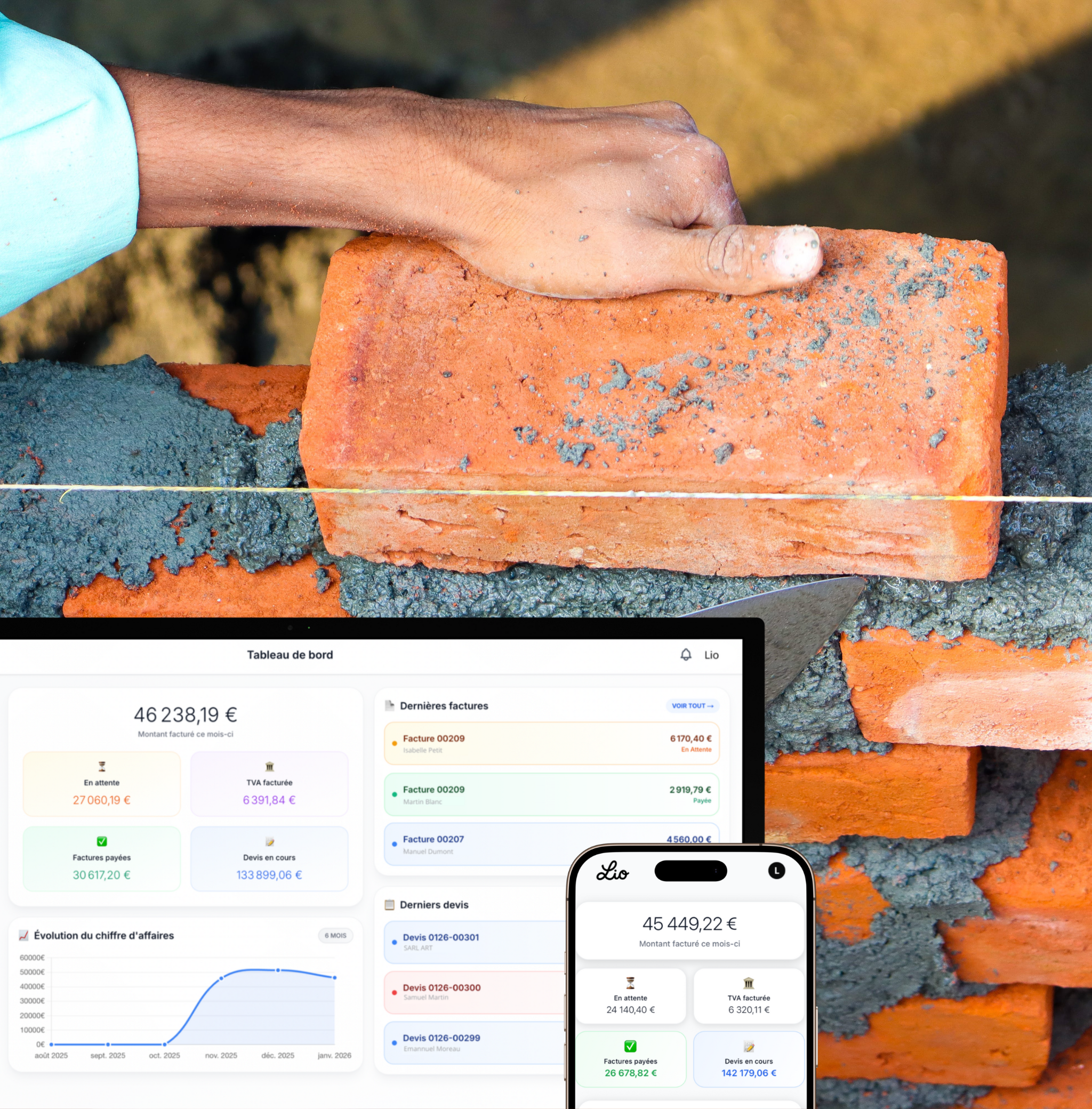 Situations de travaux maçonnerie