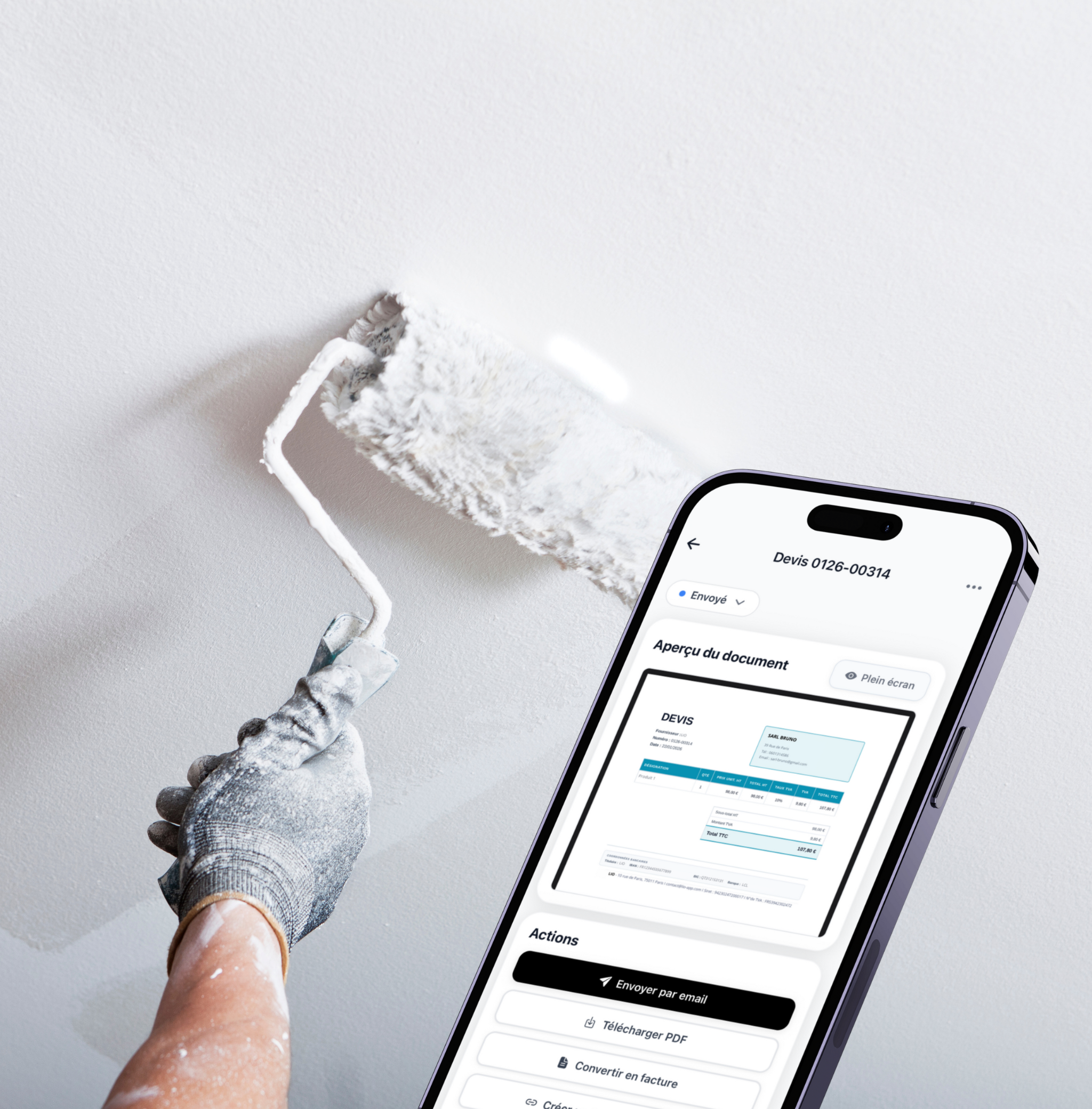 Devis peintre conforme 2026