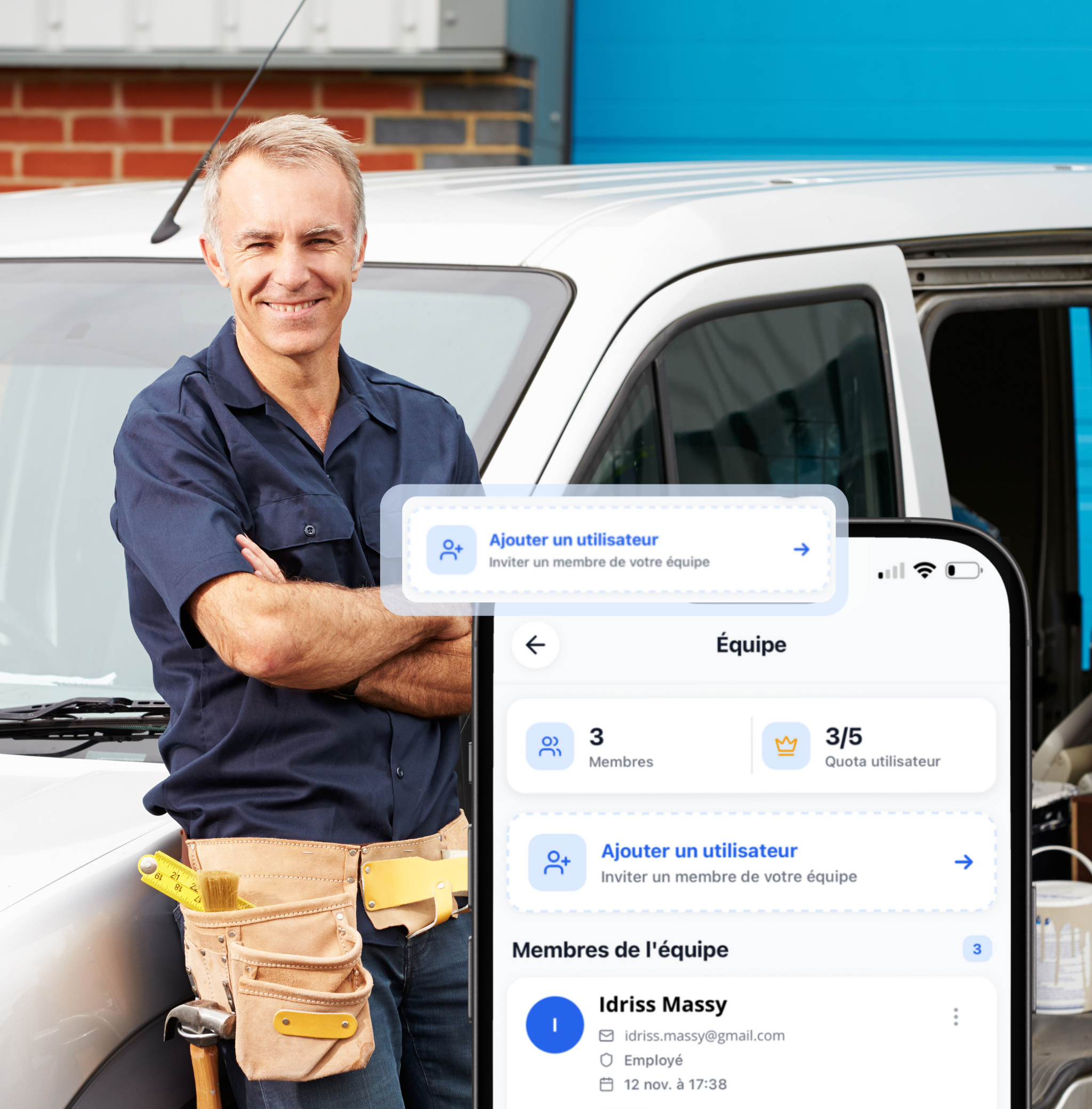 Devis électricité mobile - Création sur chantier