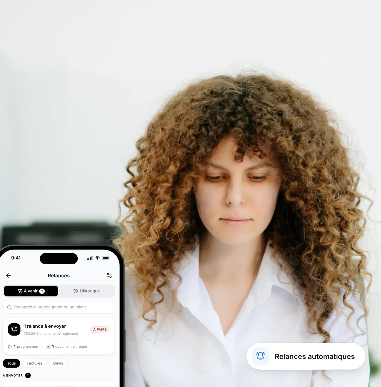 Relances automatiques programmées pour un contrat récurrent dans Lio