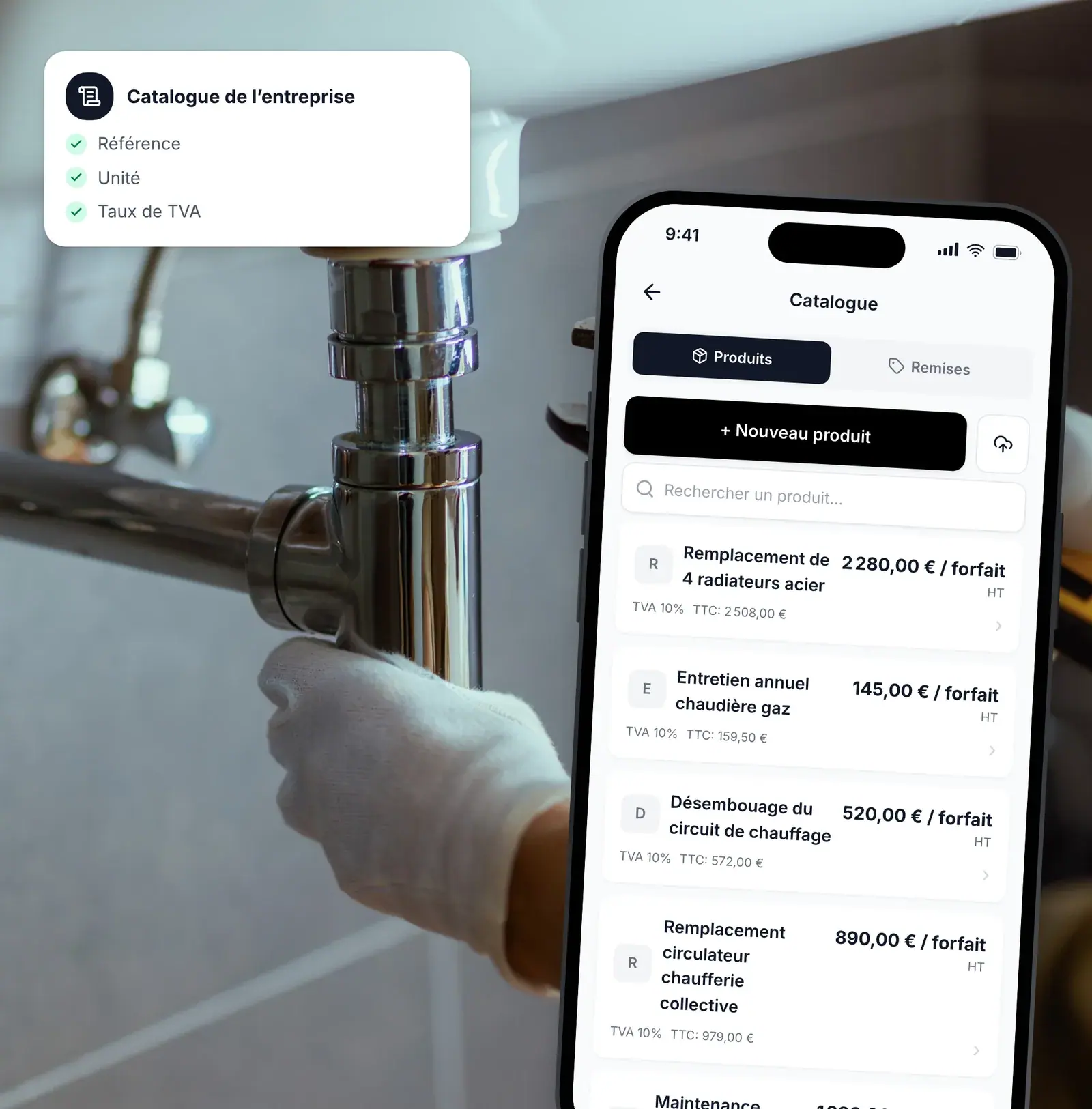 Catalogue d’équipements de chauffage enregistré dans Lio